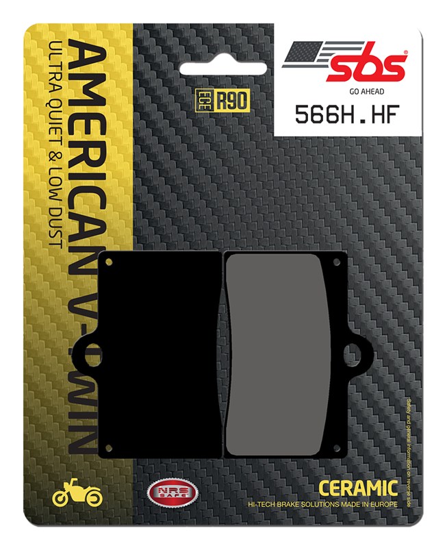 SBS brake pads KH95 street standart ceramic colour black (566H.HF)